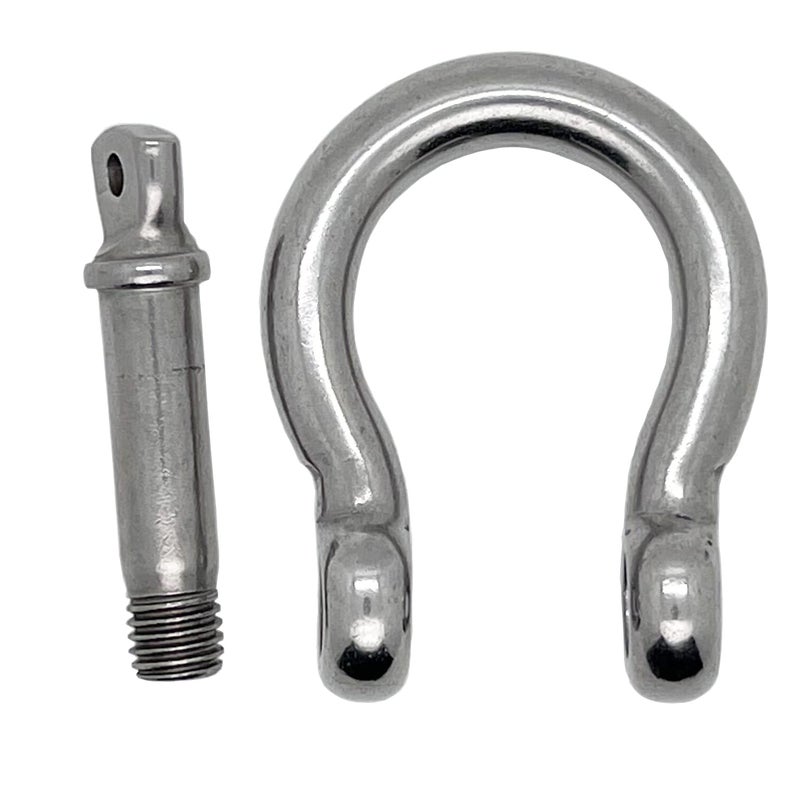 MYYZMY 2 Pcs 1/2 Inch Screw Pin Anchor Shackle, 304 Stainless Steel Shackles for Chains Wirerope, 12 mm - Image 4